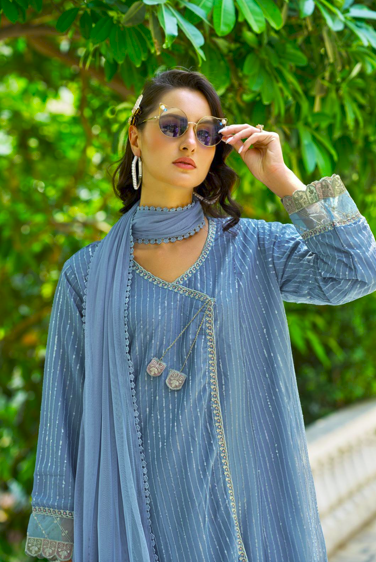 Angarakha Style gharara set