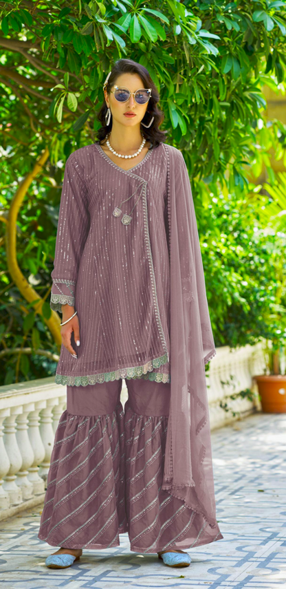 Angarakha Style gharara set