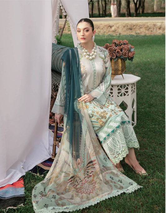 Reet by Ramsha Luxury Lawn R502