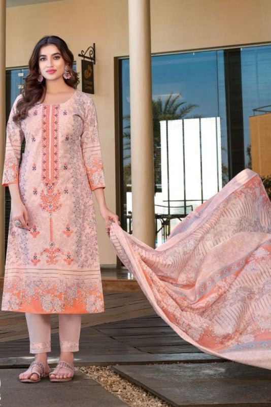 Zehra Embroidered Suit Set